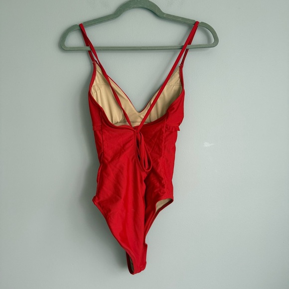 Old Navy Red One Piece Swimsuit - Picture 2 of 3